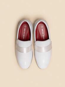 Boy's Dress Shoes Formal Tuxedo Shoes Slip-On Loafers For Party Wear - trắng - Xem 4