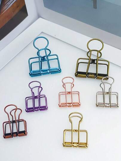 Metal Clip Calendar Long Tail Clip Ticket Clip Peacock Tail Clip Invoice Clip File Folder Swallow Tail Clip Storage Creative