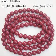 1条天然红色朱砂手链，寓意好运祝福，招财纳福，男女皆宜，节日礼物，馈赠亲友，情侣生日礼物，中国风红色新年手镯 - 紅色 - 查看 17