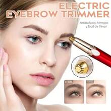 1pc New Electric Eyebrow Trimmer, Lipstick Eyebrow Trimmer, USB Rechargeable, Women's Household Hair Remover, Mini Shaver Eyebrow Trimmer, Portable Facial Hair Remover Eyebrow Pencil New - Multicolor - View 5