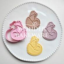 Cortador de Biscoito em Forma de Raposa Cartoon, Molde de Biscoito Animal Fofo, Carimbo de Biscoito em Forma de Raposa, Utensílios de Cozinha para Assar - animal - Visão 2