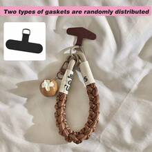 1pc Cute Beige Bear Head, Star, Cat, Fish Pendant Keychain, Suitable For Phone Case, Car Keys, Accessories - Multicolor - View 23