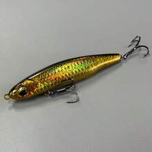 7cm 8g Micro Fishing Lure, Sinking Pencil Fishing Bait, Bionic Fishing Lure - Gold - View 1