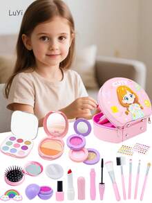 儿童过家家可爱女孩化妆玩具，角色扮演互动换装玩具，女孩生日/圣诞礼物 - 彩色 - 查看 4
