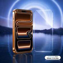 一套钢化玻璃屏幕保护膜，适用于 17/Air/17 Pro/17 Pro Max，9H 硬度，防油防指纹，高清透明，精准触控保护