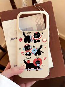 1 chiếc ốp lưng điện thoại TPU mềm dẻo, chống sốc, màu trắng sữa, họa tiết ngôi sao, trái cây, mèo, thời trang và dễ thương, tương thích với iPhone 16 Pro Max/16/16 Pro/16 Plus/15/15 Pro Max/15 Pro/11/12/13/14 Pro Max/11 Pro/11 Pro Max/12 Pro/12 Pro Max/13 Pro/13 Pro Max/14 Pro/14 Pro Max - Nhiều màu - Xem 4