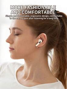 TWS 真无线蓝牙耳机，带麦克风 - 蓝牙 5.3，智能触控，降噪，低延迟，20 小时超长续航，180mAh 电池容量，符合人体工学设计 - 快速自动配对，是音乐、办公、通话、健身和旅行的理想之选。 - S32 - 查看 4