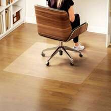 Anti-Slip Floor Protection Mat, 1.5 Mm Thick, 120 X 120 Cm, Transparent - White - View 8