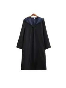 A Magic Wizard Cloak, Unisex Hooded Cloak Suitable For Role-Playing And School Activities, Authentic Wizard/Witch Robe, Advanced Fantasy Costume With Adjustable Hat, Neutral Magic Cloak, Adult Wizard Hooded Cloak Set, Anime Exhibition Role-Playing Costume - Multicolor - View 17