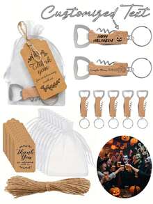 Customize 1/10pcs Multi-Functional Bottle Openers With Key Chains. Simple Manual Bottle Openers Are Compact And Portable. They Are Practical Wine Accessories For Parties And Suitable For Beer And Soda. They Are Creative Customized Wedding Souvenirs And Party Gifts.