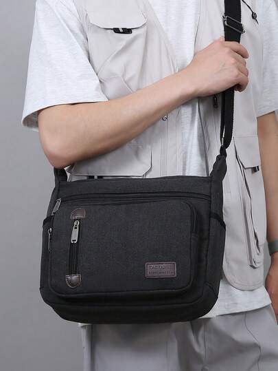 Bolso bandolera ajustable vintage - Bolso bandolera casual para exteriores, estilo personalizado, fácil de cuidar, adecuado para senderismo y uso diario