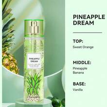 Wish 20 Varieties Of Women's Body Mist Perfume Spray, 8 Fl.Oz Long-Lasting Floral Fruity Spray With Non-Greasy Alcohol-Based Formula. Suitable For Hair & Body, Ideal For Parties, Dates & Gifting. Lightweight And Smooth Application.Valentine's Day Gift - PINEAPPLE DREAM - 查看 6