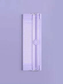 Random Style A4 Paper Cutter, Portable Manual Paper Trimmer With Ruler, Multi-Functional Paper Cutting Tool For Students And Office Use