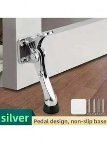 Tope de puerta de goma reforzado, tope de puerta montado en la pared, cojín para el hogar, dormitorio, baño - Multicolor - Ver 13