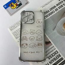 こちらの手なぞりきスタイルのかわいい動物の頭の電話ケースは、衝撃吸収のための4つのコーナーのエアバッグと、落ちるから電話を効果的に保護するするための高い透明性TPUコーティングが特です。 17、16、15、14、13、12、11 Plus、17 Pro、17 Pro Max、17 Air、および17シリーズに適しています。 お友達、愛する人、または自分自身を分けるへの完璧なクリスマスプレゼントです。 - ゴールド - チェックする 3