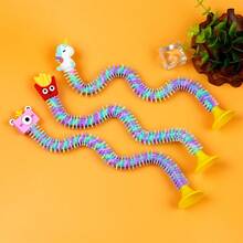 1pc 2026 Hot Selling Silicone Toy Puzzle Bracelet, Cartoon Multi-Function, Perfect Gift, Holiday Gift, Birthday Gift, Interesting Gift - Multicolor - View 5