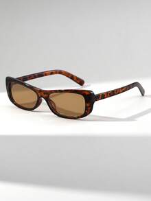 1副女士猫眼PC复古简约街头风时尚眼镜 - 彩色 - 查看 2