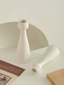 1 bucată Suport de lumânare din ceramică în formă asimetrică, stil natural, design modern minimalist, se potrivește cu cești înalte pentru lumânări, potrivit pentru masă, petrecere, decor camera de zi, decorarea mesei de sufragerie - Multicolor - Vizualizare 7