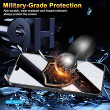 适用于 17/Ai/17 Pro/17 Pro Max 的手机壳和屏幕保护膜套装，高透明度，防护性强，轻薄，防黄变 - 透明 殼+強化膜 - 查看 11