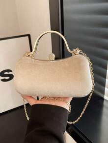Women's Elegant Versatile Fashion Party Handbag - Beige - View 4