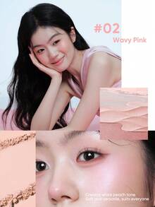 JUDYDOLL 水润缎光腮红，双色透明透亮腮红，打造日常健康光泽和透亮肤色 - #02 Wavy Pink - 查看 7