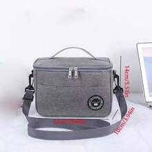 3-Color Options Large Capacity Insulated Lunch Bag, Thermal Tote Lunch Box, No Direct Contact With Food - Multicolor - View 4