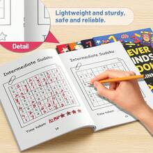 经典数独谜题书，分级挑战，大尺寸清晰网格，附带答案页，提升逻辑思维和专注力 - 聰明頭腦數獨挑戰 - 查看 5