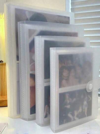 Hộp ảnh gia đình chia ngăn 3/5/6 inch, Album ảnh thần tượng bằng PVC trong suốt, Chống bụi và chống ẩm, Album sưu tập ảnh ngôi sao, Hộp đựng ảnh sáng tạo, Quà tặng người hâm mộ, Quà lưu niệm sinh nhật, Hộp sưu tập thần tượng, Album ảnh kỷ niệm sinh nhật mới, Album sưu tập dành cho học sinh.