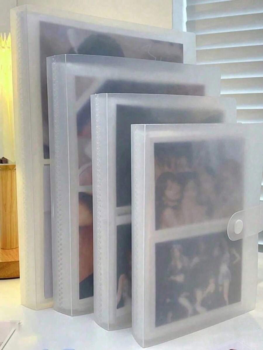 Hộp ảnh gia đình chia ngăn 3/5/6 inch, Album ảnh thần tượng bằng PVC trong suốt, Chống bụi và chống ẩm, Album sưu tập ảnh ngôi sao, Hộp đựng ảnh sáng tạo, Quà tặng người hâm mộ, Quà lưu niệm sinh nhật, Hộp sưu tập thần tượng, Album ảnh kỷ niệm sinh nhật mới, Album sưu tập dành cho học sinh. - Nhiều màu - Xem 1