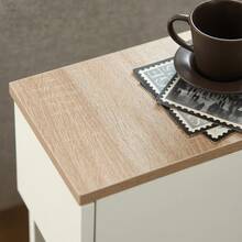 SoBuy Bedside Table With Drawer For Box Spring Bed, Sofa Table, Side Table, Narrow Telephone Table, Bedside Cabinet, Bedside Table, W X H X D Approx.: 20 X 60 X 35 Cm FBT111