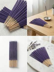 29/115/200pcs Lavender Aromatherapy Sticks - Bamboo Sticks, Perfect For Aromatherapy, Yoga, Meditation, Home And Office Fragrances - Ideal Holiday Gift Set - Lavender - View 5