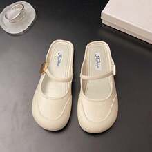 Women's Slip-On Casual Fashion Flat Sandals - White - View 2