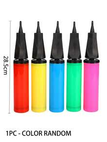 1pc/3pcs/Set Portable Hand-Held Balloon Inflator Pump, Manual Air Blower For Birthday Party, Celebration, Wedding, Balloons (Color Random) (Recommend Using The Large Size For Daily Use, Not Recommended To Use The Small Size In Large Quantities)