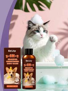 EelJoy Pet Shampoo - Coconut Ingredient Gently Cleanses, Conditions And Moisturizes Pet Fur For Glossy Shine - 100ml - View 2