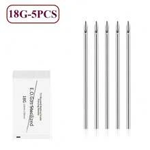 Stainless Steel Mixed Body Piercing Needles 12G 14G 16G 18G 20G Piercing Needles With Individual Packages For Ear Nose Navel - Silver - View 20