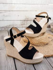 Women Wedges & Flatform - Black - View 5