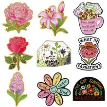 Cute Enamel Pin Lapel Pins Badges On Backpack Women's Brooch Clothes Gift Jewelry Fashion Accessories