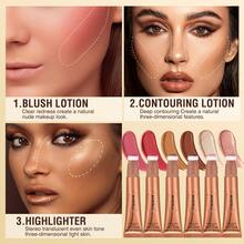 1pc Multi-Functional Liquid Contour & Highlighter Stick, Face Brightening Highlighter, Contouring Liquid, Shading Liquid, Sculpting & Collarbone Highlighting, Suitable For Daily, Festival, Stage Makeup - Nhiều màu - Xem 7