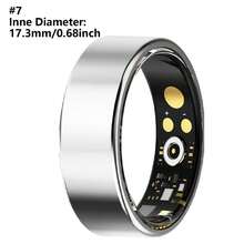 Unisex Smart Ring Fitness Tracker - Waterproof Health Ring, Sleep Tracking, Gesture Slide Video With Built-In Motion Gesture Function, Heart Rate And Blood Oxygen Monitoring, Home Care Fitness Ring, Step And Calorie Counting, Switchable Video, Comfortable Wear (15/20mAh Rechargeable Battery) - ET-multicolor - View 15