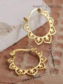 1 Đôi bông tai khoen thanh lịch, phù hợp cho nữ giới, có thể đeo trong dịp kỷ niệm ngày cưới, tiệc đính hôn, ngày Valentine và các dịp khác. - 3 # - Xem 10