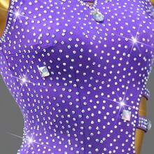 ABC Dancing New Latin Dance Dress, Dance Competition Costume, Adult Girls Dance Party Outfit, Outdoor Cha Cha Sexy Skirt - Multicolor - View 6