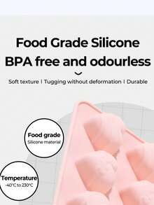 Silicone Heart Shaped Cake Baking Mold, Valentine's Day Chocolate Mold - Multicolor - View 5