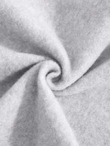 坚强勇敢图案卫衣，耶稣图案卫衣，卫衣，2026秋季新款女士休闲落肩长袖卫衣 - 淺灰色 - 查看 5