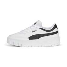 Puma Thick Sole Retro White Sneakers, Women's Casual Platform Shoes - Puma White-black - View 3