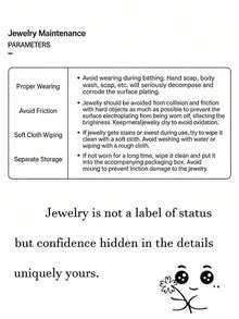 1对时尚简约多层几何C形耳钉，适合少女日常及节日佩戴 - 幾何 - 查看 5