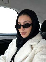 1 pezzo/2 pezzi Balaclava da con colletto staccabile con cordino, scaldacollo in misto lana, maschera da sci, copri viso lavorato a maglia per l'inverno, adatto per climi freddi, consegna di stile casuale, regalo di Natale