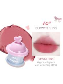 NOVO 哑光磨砂罐不粘腻唇泥柔滑丝绒美白唇膏，适用于唇部、脸颊和眼部，秋冬Y2K风格，是朋友聚会、生日、礼物的理想之选。 - 10#乾枯花蕾 - 查看 12