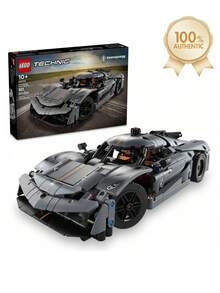 LEGO Xe mô hình Technic Koenigsegg Jesko Absolut Gray Hypercar 42173 – Mô hình xe hơi chân thực với nội thất chi tiết, đồ chơi xe thể thao lắp ráp, lựa chọn của nhà sưu tập, quà tặng thịnh hành cho lứa tuổi 10+, quà tặng mùa lễ hội/đám cưới. - Nhiều màu - Xem 1
