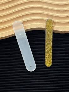 1支彩色玻璃指甲锉抛光棒，手足护理玻璃抛光块，指甲锉打磨去除死皮工具，美甲玻璃棒 - 彩色 - 查看 8