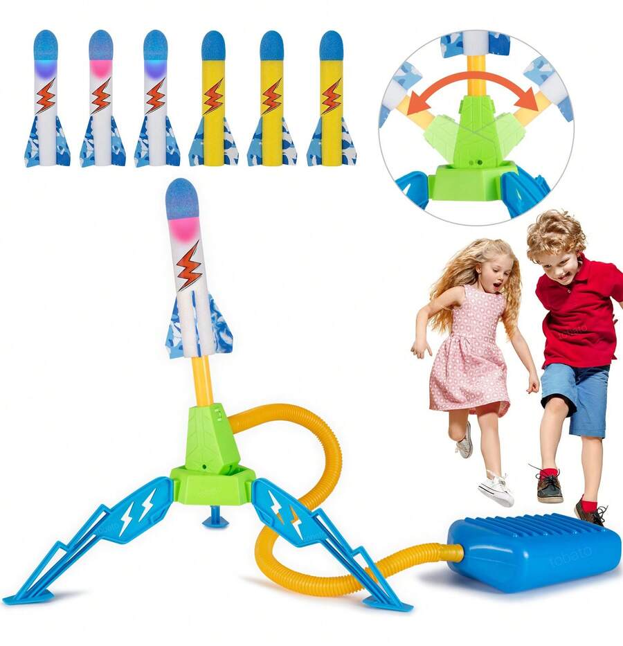 TendenciaLanzadores Juguete Para Niños Brillar Cohetes Espaciales SetCalidad premium - 1 - Ver 1